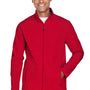 Team 365 Mens Leader Windproof & Waterproof Full Zip Jacket - Red