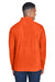 Team 365 TT90 Mens Campus Full Zip Microfleece Jacket Orange Back