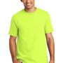 Port & Company Mens USA Made Short Sleeve Crewneck T-Shirt - Safety Green - Closeout