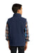 Port Authority Y219 Youth Full Zip Fleece Vest Navy Blue Back