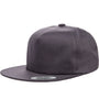 Yupoong Mens Adjustable Hat - Charcoal Grey