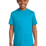 Sport-Tek Youth Competitor Moisture Wicking Short Sleeve Crewneck T-Shirt - Atomic Blue