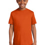 Sport-Tek Youth Competitor Moisture Wicking Short Sleeve Crewneck T-Shirt - Deep Orange