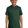 Sport-Tek Youth Competitor Moisture Wicking Short Sleeve Crewneck T-Shirt - Forest Green