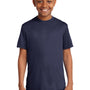 Sport-Tek Youth Competitor Moisture Wicking Short Sleeve Crewneck T-Shirt - True Navy Blue