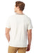 Alternative 04850C1/4850 Mens Heritage Distressed Short Sleeve Crewneck T-Shirt Vintage White Model Back
