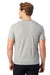 Alternative 04850C1/4850 Mens Heritage Distressed Short Sleeve Crewneck T-Shirt Grey Model Back