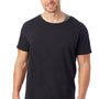 Alternative Mens Heritage Distressed Short Sleeve Crewneck T-Shirt - Smoke Grey
