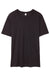 Alternative AA5050/05050BP/5050 Mens The Keeper Vintage Short Sleeve Crewneck T-Shirt Black Flat Front