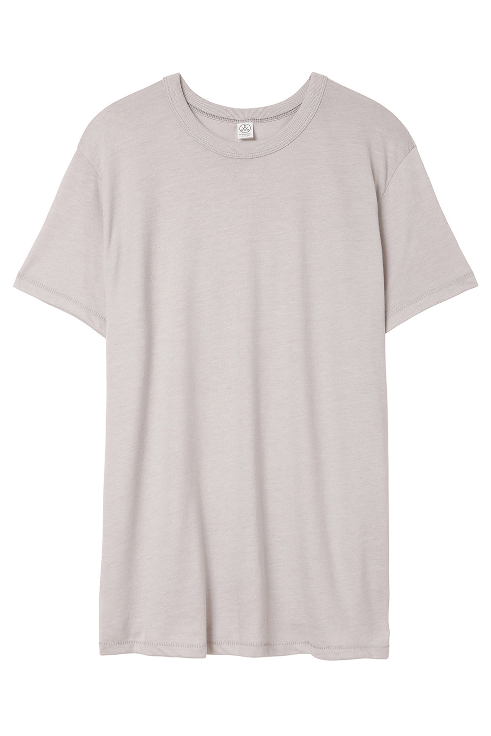 Alternative AA5050/05050BP/5050 Mens The Keeper Vintage Short Sleeve Crewneck T-Shirt Smoke Grey Flat Front