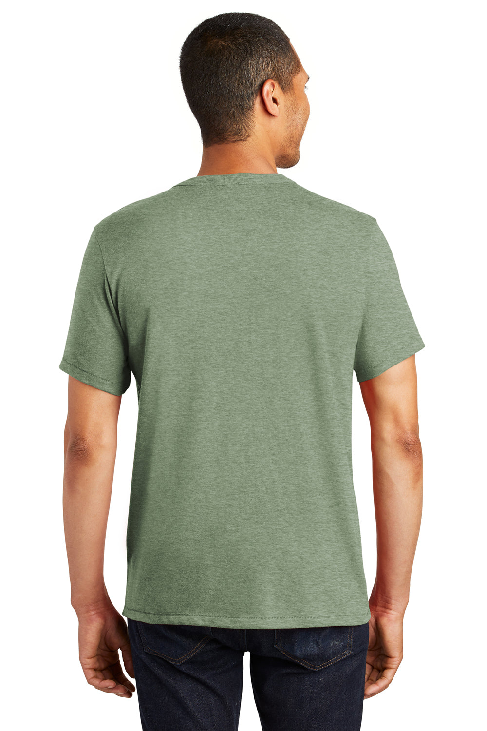 Alternative AA5050/05050BP/5050 Mens The Keeper Vintage Short Sleeve Crewneck T-Shirt Vintage Pine Green Model Back