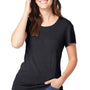 Alternative Womens Keepsake Vintage Jersey Short Sleeve Crewneck T-Shirt - Black