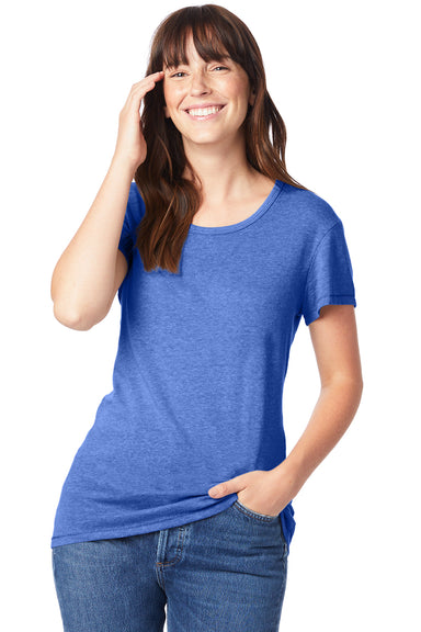 Alternative AA5052/05052BP/5052 Womens Keepsake Vintage Jersey Short Sleeve Crewneck T-Shirt Vintage Royal Blue Model Front