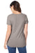 Alternative AA5052/05052BP/5052 Womens Keepsake Vintage Jersey Short Sleeve Crewneck T-Shirt Vintage Coal Grey Model Back