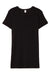 Alternative AA5052/05052BP/5052 Womens Keepsake Vintage Jersey Short Sleeve Crewneck T-Shirt Black Flat Front