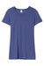 Alternative AA5052/05052BP/5052 Womens Keepsake Vintage Jersey Short Sleeve Crewneck T-Shirt Vintage Royal Blue Flat Front