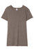 Alternative AA5052/05052BP/5052 Womens Keepsake Vintage Jersey Short Sleeve Crewneck T-Shirt Vintage Coal Grey Flat Front