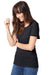 Alternative AA5052/05052BP/5052 Womens Keepsake Vintage Jersey Short Sleeve Crewneck T-Shirt Black Model 3Q