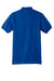 Hanes 054X Mens EcoSmart Short Sleeve Polo Shirt Deep Royal Blue Flat Back