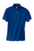 Hanes 054X Mens EcoSmart Short Sleeve Polo Shirt Deep Royal Blue Flat Front