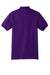 Hanes 054X Mens EcoSmart Short Sleeve Polo Shirt Purple Flat Back