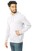 Alternative AA9595/09595F2/9595 Mens Challenger Eco Fleece Hooded Sweatshirt Hoodie Eco White Model 3Q