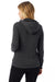 Alternative AA9596/09596F2/9596 Womens Athletics Eco Fleece Hooded Sweatshirt Hoodie Eco Black Model Back