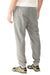 Alternative 09881F Mens Dodgeball Eco Fleece Sweatpants w/ Pockets Grey Model Back