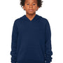 Bella + Canvas Youth Sponge Fleece Hooded Sweatshirt Hoodie - Navy Blue