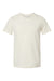 Bella + Canvas 3001U/3001USA Mens USA Made Jersey Short Sleeve Crewneck T-Shirt Natural Flat Front