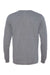 Bella + Canvas BC3501/3501 Mens Jersey Long Sleeve Crewneck T-Shirt Grey Triblend Flat Back
