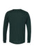 Bella + Canvas BC3513/3513 Mens Jersey Long Sleeve Crewneck T-Shirt Emerald Green Flat Back