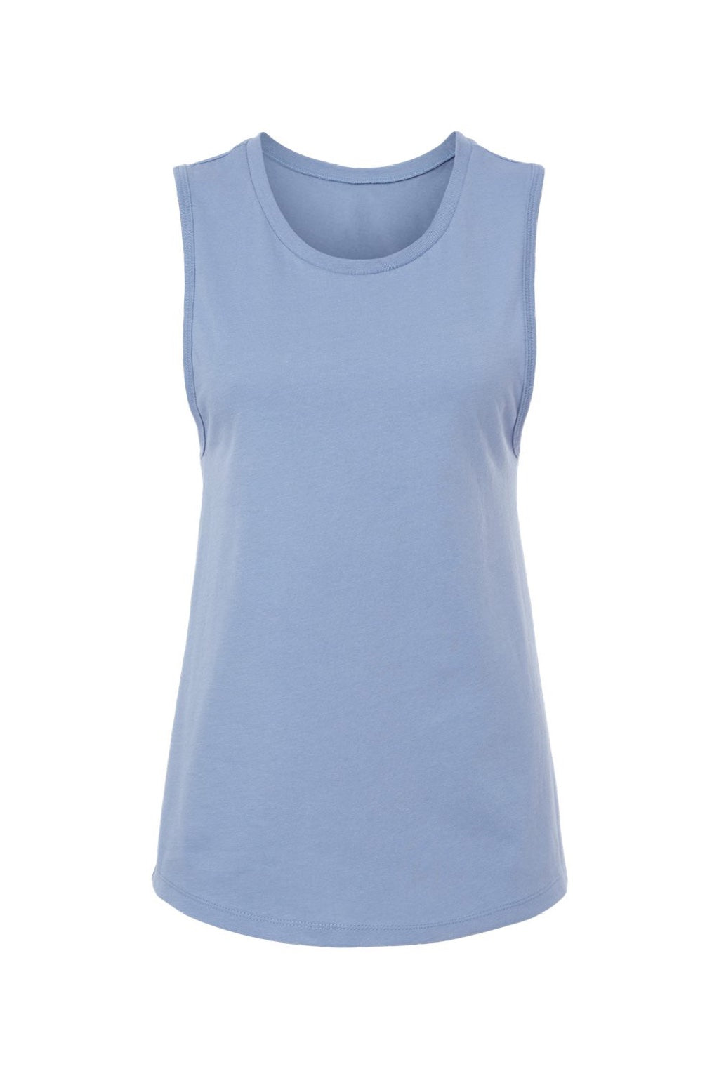 Bella + Canvas BC6003/6003 Womens Jersey Muscle Tank Top Lavender Blue Flat Front