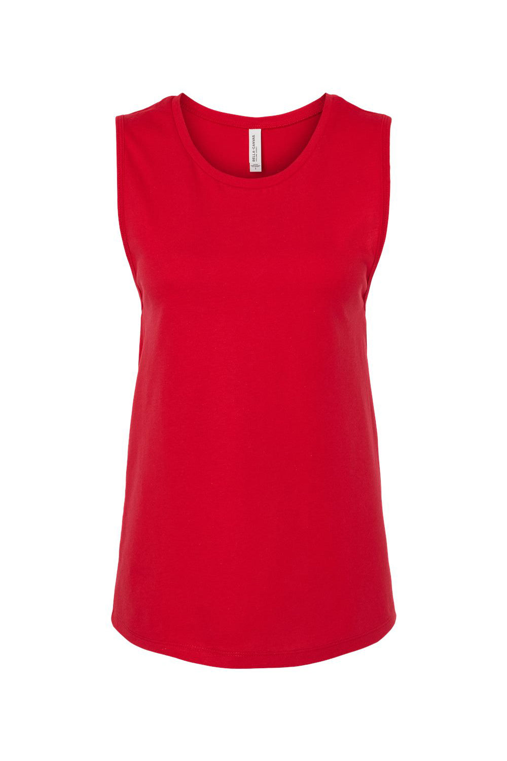 Bella + Canvas BC6003/B6003/6003 Womens Jersey Muscle Tank Top Red Flat Front