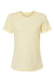 Bella + Canvas BC6400CVC/6400CVC Womens CVC Short Sleeve Crewneck T-Shirt Heather French Vanilla Flat Front