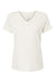 Bella + Canvas BC6405/6405 Womens Relaxed Jersey Short Sleeve V-Neck T-Shirt Vintage White Flat Front