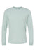 Bella + Canvas BC3501CVC/3501CVC Mens CVC Long Sleeve Crewneck T-Shirt Heather Dusty Blue Flat Front