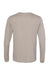 Bella + Canvas BC3501CVC/3501CVC Mens CVC Long Sleeve Crewneck T-Shirt Heather Stone Flat Back
