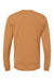 Bella + Canvas BC3501/3501 Mens Jersey Long Sleeve Crewneck T-Shirt Toast Flat Back