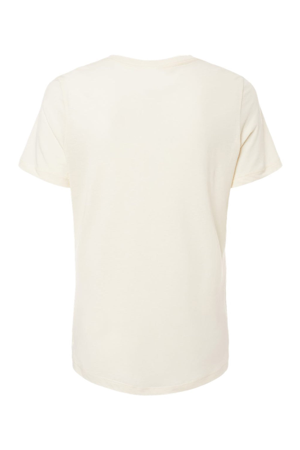 Bella + Canvas BC6413/6413 Womens Short Sleeve Crewneck T-Shirt Natural Flat Back