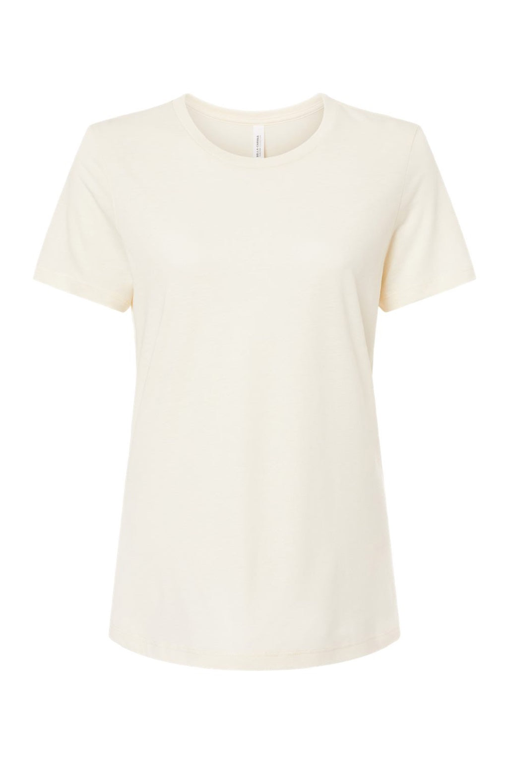 Bella + Canvas BC6413/6413 Womens Short Sleeve Crewneck T-Shirt Natural Flat Front