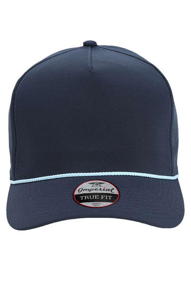 Imperial 5054 Mens The Wrightson Hat Navy Blue/Light Blue Flat Front