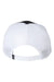 Imperial Hats 5055 Mens The Rabble Rouser Moisture Wicking Snapback Hat Black/White Flat Back