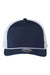Imperial Hats 5055 Mens The Rabble Rouser Moisture Wicking Snapback Hat Navy Blue/White Flat Front