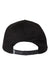 Imperial Hats 5056 Mens The Barnes Snapback Hat Black Flat Back