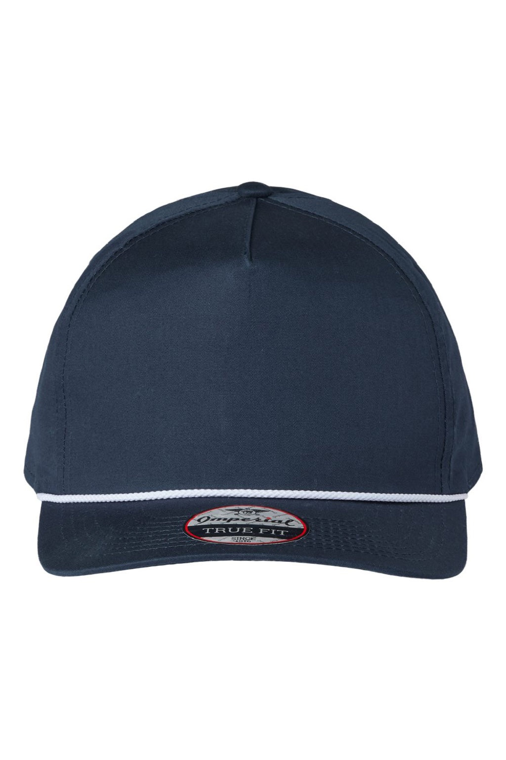Imperial Hats 5056 Mens The Barnes Snapback Hat Navy Blue Flat Front