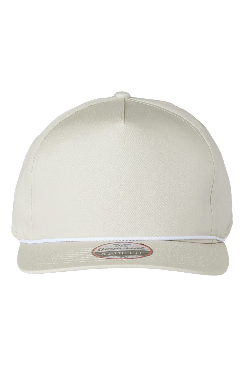 Imperial Hats 5056 Mens The Barnes Snapback Hat Putty Flat Front