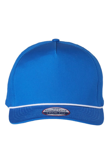 Imperial Hats 5056 Mens The Barnes Snapback Hat Royal Blue Flat Front