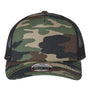 Imperial Hats Mens North Country Snapback Trucker Hat - Camo/Black