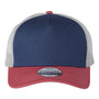 Imperial Mens North Country Snapback Trucker Hat - Royal Blue/Nantucket Red/Grey - NEW